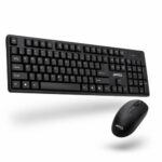 Jedel Ensemble Clavier et Souris Sans Fil WS730 - Noir